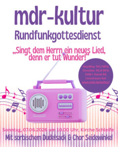 Purple and Pink Illustrative Radio Day Instagram Post